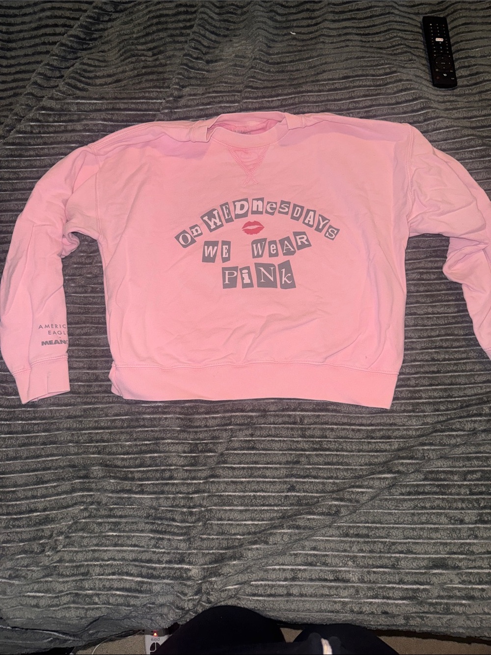 Pink "On Wednesdays We Wear Pink" Sweatshirt